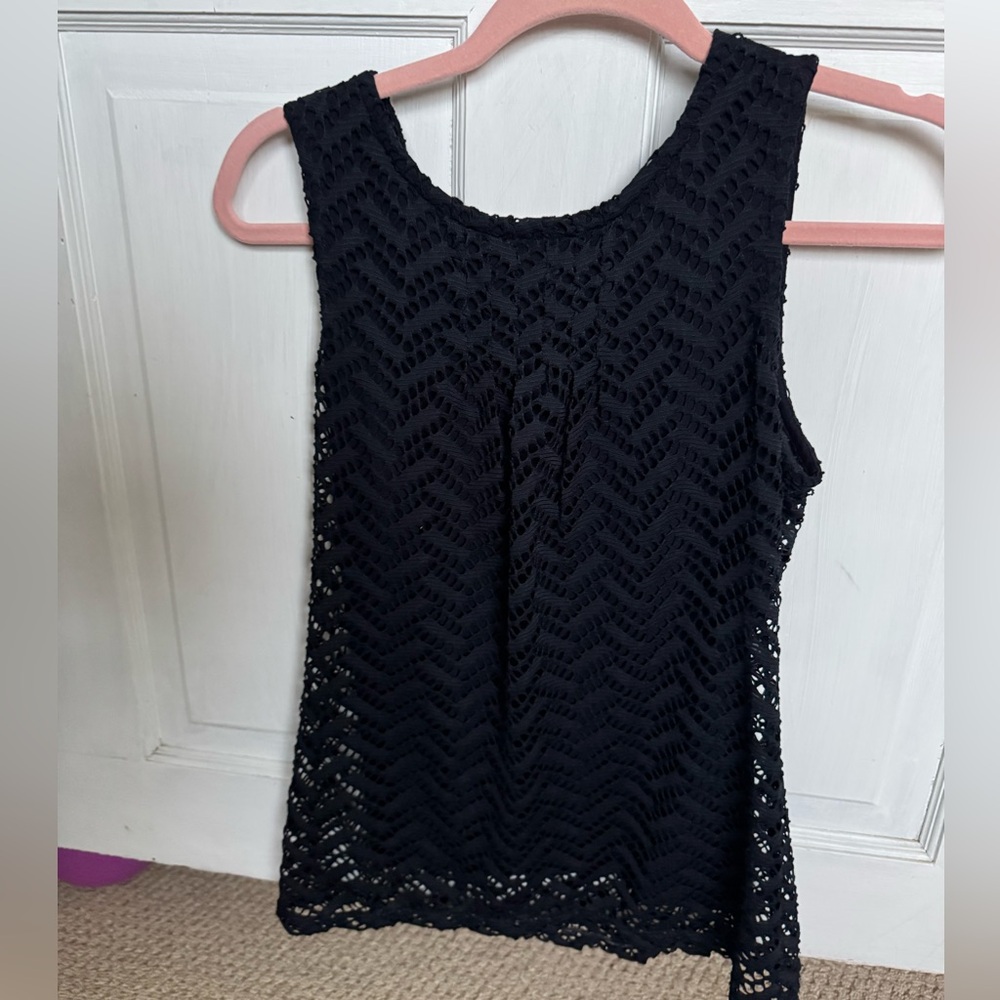 Banana Republic Deep Navy  Flowy Sleeveless Top